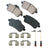 Akebono EUR1630A Disc Brake Pad Set - Rear