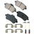 Akebono EUR1630 Disc Brake Pad Set - Rear