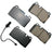 Akebono EUR1663 Disc Brake Pad Set - Front