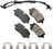 Akebono EUR1692A Disc Brake Pad Set - Rear