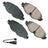 Akebono EUR1760 Disc Brake Pad Set - Front