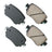 Akebono EUR1779 Disc Brake Pad Set - Rear