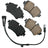 Akebono EUR1801A Disc Brake Pad Set - Front