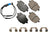 Akebono EUR1850A Disc Brake Pad Set - Rear