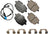 Akebono EUR1850B Disc Brake Pad Set - Rear