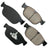 Akebono EUR1865 Disc Brake Pad Set - Front