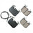 Akebono EUR1880 Disc Brake Pad Set - Front