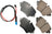 Akebono EUR1892B Disc Brake Pad Set - Front
