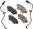 Akebono EUR1898 Disc Brake Pad Set - Rear