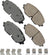 Akebono EUR2074 Disc Brake Pad Set - Front