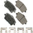 Akebono EUR2137 Disc Brake Pad Set - Front