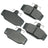 Akebono EUR391 Disc Brake Pad Set - Rear