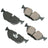 Akebono EUR396A Disc Brake Pad Set - Rear