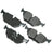 Akebono EUR396 Disc Brake Pad Set - Rear