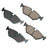 Akebono EUR517 Disc Brake Pad Set - Rear