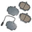 Akebono EUR518 Disc Brake Pad Set - Rear