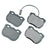 Akebono EUR520 Disc Brake Pad Set - Front
