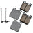 Akebono EUR603 Disc Brake Pad Set - Rear
