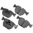 Akebono EUR681 Disc Brake Pad Set - Front