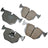Akebono EUR683 Disc Brake Pad Set - Rear