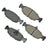 Akebono EUR688A Disc Brake Pad Set - Rear