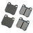 Akebono EUR709 Disc Brake Pad Set - Rear