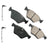 Akebono EUR710 Disc Brake Pad Set - Front