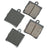Akebono EUR779 Disc Brake Pad Set - Rear