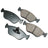 Akebono EUR783 Disc Brake Pad Set - Front