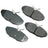 Akebono EUR806 Disc Brake Pad Set - Rear