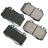 Akebono EUR847 Disc Brake Pad Set - Front