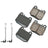 Akebono EUR874 Disc Brake Pad Set - Rear
