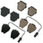 Akebono EUR912 Disc Brake Pad Set - Front