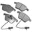 Akebono EUR915 Disc Brake Pad Set - Front