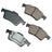 Akebono EUR973 Disc Brake Pad Set - Rear