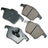 Akebono EUR980 Disc Brake Pad Set - Rear