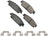 Akebono SDF1194 Disc Brake Pad Set - Rear