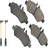 Akebono SDF1317 Disc Brake Pad Set - Rear