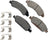 Akebono SDF1363 Disc Brake Pad Set - Front