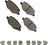 Akebono SDF1377B Disc Brake Pad Set - Rear