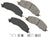 Akebono SDF1399 Disc Brake Pad Set - Front