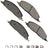 Akebono SDF1400 Disc Brake Pad Set - Rear