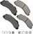 Akebono SDF1414 Disc Brake Pad Set - Front