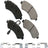 Akebono SDF1540 Disc Brake Pad Set - Front