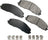 Akebono SDF1680 Disc Brake Pad Set - Front
