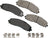 Akebono SDF1691 Disc Brake Pad Set - Rear