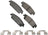 Akebono SDF1707 Disc Brake Pad Set - Rear