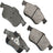 Akebono SDF1721 Disc Brake Pad Set - Front