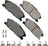 Akebono SDF1767 Disc Brake Pad Set - Front