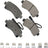 Akebono SDF1840 Disc Brake Pad Set - Rear